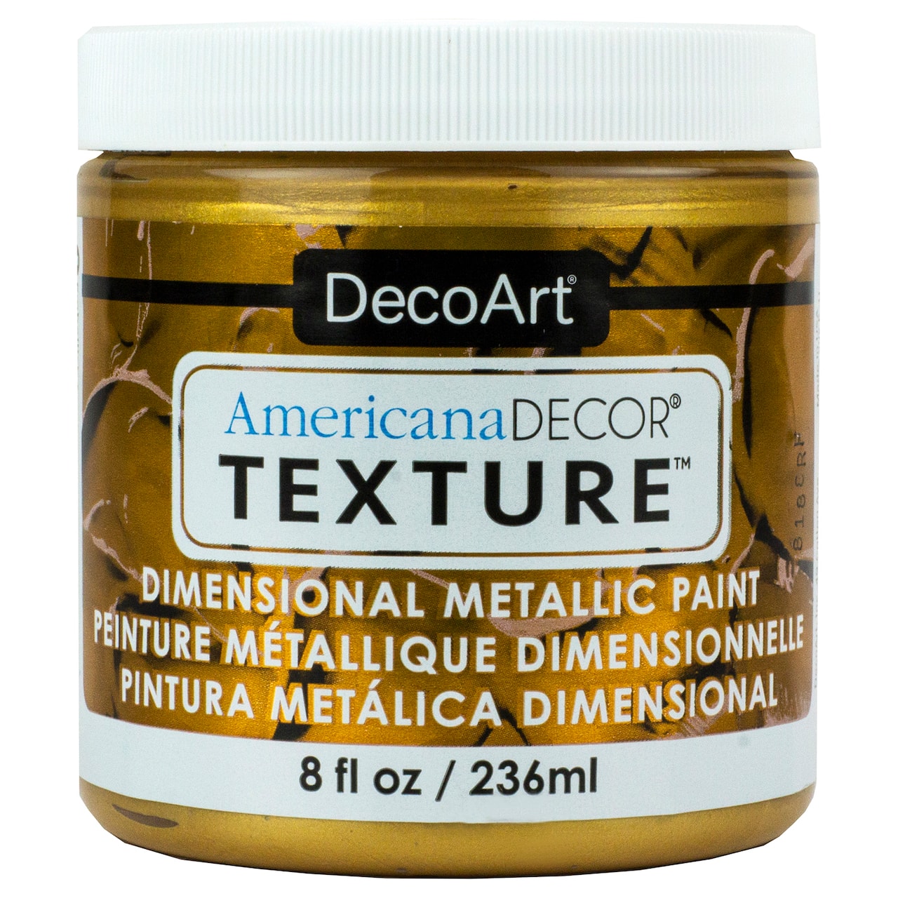 DecoArt&#xAE; Americana D&#xE9;cor&#xAE; Texture&#x2122; Dimensional Metallic Paint